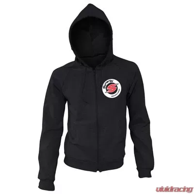 Synergy MFG Synergy Cracked Zip Up Hoodie Small Black - APL-3000-S