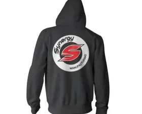 Synergy MFG Synergy Round Logo Zip Up Hoodie Large Black