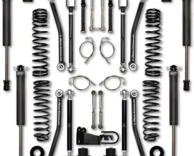Rock Krawler 2.5 Inch X Factor Lift Kit w | Stage 1 Shocks Jeep Wrangler JKU 4 Door 2007-2018