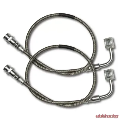 Rock Krawler Long Travel Stainless Steel Front Brake Lines JK - RK02038
