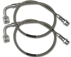 Rock Krawler Long Travel Stainless Steel Rear Brake Lines JK