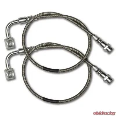 Rock Krawler Long Travel Stainless Steel Rear Brake Lines JK - RK02039