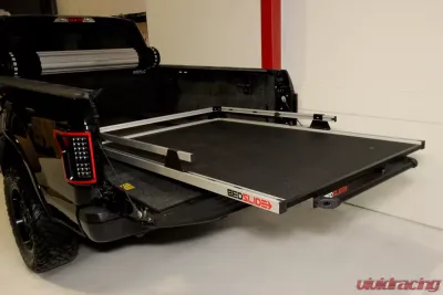 BedSlide 5 5 FT Super Short Bed/Chevy Silvrado Crew Cab Ford F150 Crew Cab Ford Raptor Dodge 5 7 FT Short Beds 75 Percent Ext 1500lbs Contractor 65X48 Inch - 15-6548-CG