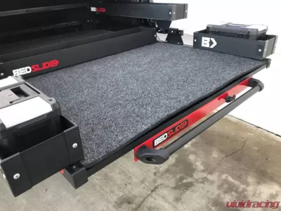 BedSlide Black BedBin Mini Kix 7 Inch X 18 Inch 2 pc Bin Kit - BSA-MKB