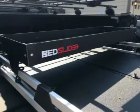 BedSlide Black BedBin Upper Tray 48 Inch