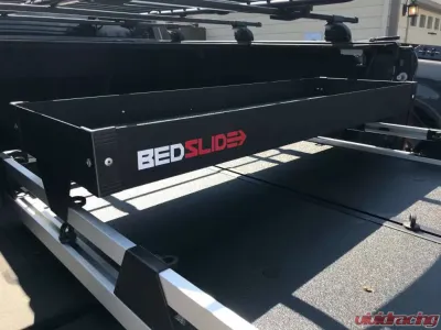 BedSlide Black BedBin Upper Tray 48 Inch - BSA-UK48B