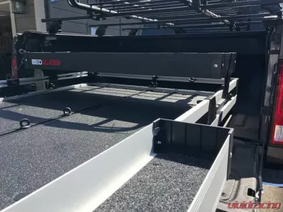BedSlide Black BedBin Upper Tray 48 Inch - BSA-UK48B