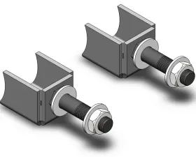 Clayton Offroad Lower Shock Mounts for Jeep Grand Cherokee 1993-1998, Durable Steel
