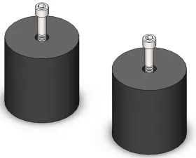 Clayton Offroad Front Bump Stops for Jeep Gladiator | Wrangler JK/JL 2007-2021