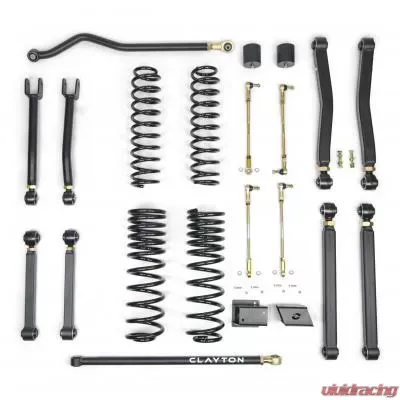 Clayton Offroad 2.5-Inch Overland Plus Lift Kit Jeep Gladiator 2020-2021 - COR-3010025