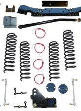 Clayton Offroad 3.5 Inch Pro Series 3 Link Long Arm Lift Kit Jeep Wrangler JK 2007-2018                                     - COR-3608230 - Image 3
