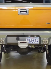 Hummer Rear Non-Winch Bumper H2 03-09 BLACK Road Armor Dakar Series                                     - 12000B - Image 2