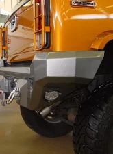 Hummer Rear Non-Winch Bumper H2 03-09 BLACK Road Armor Dakar Series                                     - 12000B - Image 3