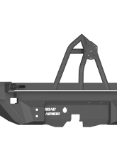HUMMER H2 03-09 Rear Dakar Non-Winch Bumper with Tire Carrier BLACK Road Armor                                     - 12008B - Image 2