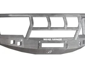 CHEVY Front Non-Winch Bumper Square Light Ports 1500 SILVERADO 14-16 RAW Titan II Guard Road Armor Stealth Series