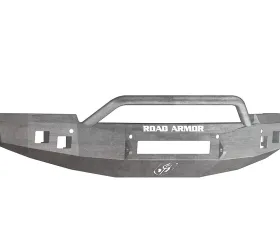 CHEVY Front Non-Winch Bumper Square Light Ports 1500 SILVERADO 14-16 RAW Pre-Runner Guard Road Armor Stealth Series
