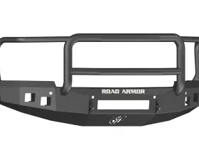 CHEVY Front Non-Winch Bumper Square Light Ports 1500 SILVERADO 14-16 BLACK Lonestar Guard Road Armor Stealth Series