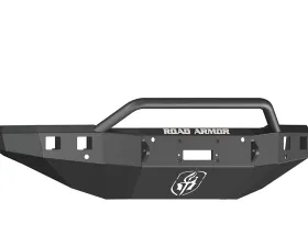 CHEVY Front Winch Bumper Square Light Ports 2500,3500 15-16 BLACK Pre-Runner Guard Road Armor Stealth Series
