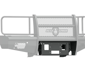 CHEVY 2500,3500 15-17 Front Vaquero Winch Plate BLACK Road Armor