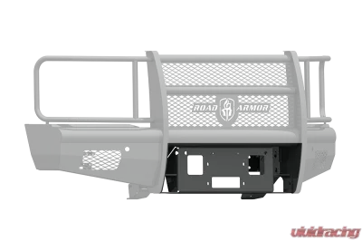 CHEVY 2500,3500 15-17 Front Vaquero Winch Plate BLACK Road Armor - 315V-WP