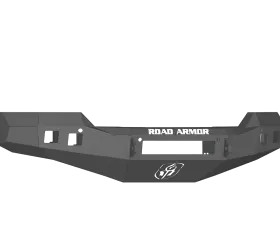 CHEVY 1500 SILVERADO 16-17 Front Stealth Non-Winch Bumper Square Light Port BLACK Road Armor