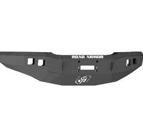 CHEVY Front Winch Bumper Square Light Ports 2500,3500 03-07 BLACK Road Armor Stealth Series