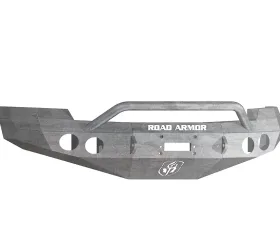 Road Armor Stealth Series Front Winch Bumper for 2008-2010 Chevy 2500/3500, Raw Steel