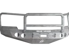 Road Armor Stealth Series Front Winch Bumper for 2008-2010 Chevy 2500/3500, Raw Steel