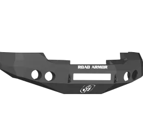 CHEVY 1500 SILVERADO 08-13 Front Stealth Non-Winch Bumper Round Light Port BLACK Road Armor
