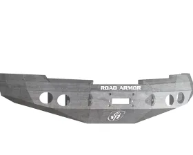 Road Armor Stealth Series Front Winch Bumper for 2008-2013 Chevy Silverado 1500, Raw Steel