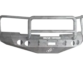 Road Armor Stealth Series Front Winch Bumper for 2008-2013 Chevy Silverado 1500, Raw Steel