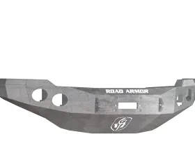 Road Armor Stealth Series Front Winch Bumper for 2011-2014 Chevy 2500/3500, Raw Steel