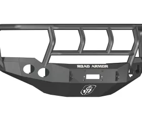 Road Armor CHEVY Front Winch Bumper 2011-2014 Silverado 2500/3500 Black Stealth Series