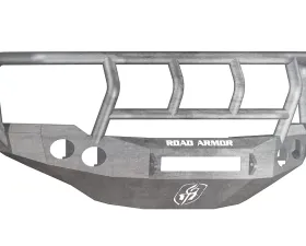 CHEVY Front Non-Winch Bumper Round Light Ports 2500,3500 11-14 RAW Titan II Guard Road Armor Stealth Series