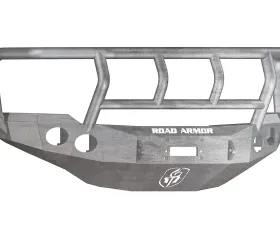 Road Armor Chevy Front Winch Bumper with Round Light Ports for 2011-2014 Silverado 2500/3500