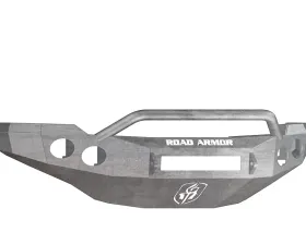 CHEVY Front Non-Winch Bumper Round Light Ports 2500,3500 11-14 RAW Pre-Runner Guard Road Armor Stealth Series