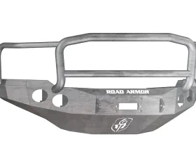 Road Armor Stealth Series Winch Bumper for 2011-2014 Chevy Silverado 2500/3500, Raw Steel