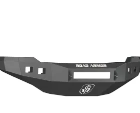 CHEVY Front Non-Winch Bumper Square Light Ports 2500,3500 11-14 BLACK Road Armor Stealth Series