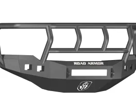 CHEVY Front Non-Winch Bumper Square Light Ports 2500,3500 11-14 BLACK Titan II Guard Road Armor Stealth Series
