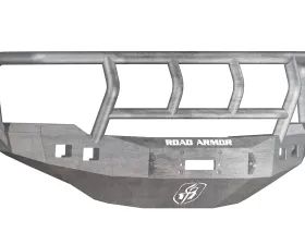 Road Armor CHEVY Front Winch Bumper 2011-2014 Silverado 2500/3500 Raw Steel with Light Ports