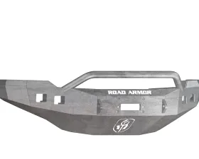 CHEVY Front Winch Bumper Square Light Ports 2500,3500 11-14 RAW Pre-Runner Guard Road Armor Stealth Series