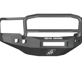 CHEVY Front Non-Winch Bumper Square Light Ports 2500,3500 11-14 BLACK Lonestar Guard Road Armor Stealth Series