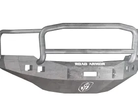 Road Armor Stealth Series Front Winch Bumper for 2011-2014 Chevy 2500/3500, Raw Steel