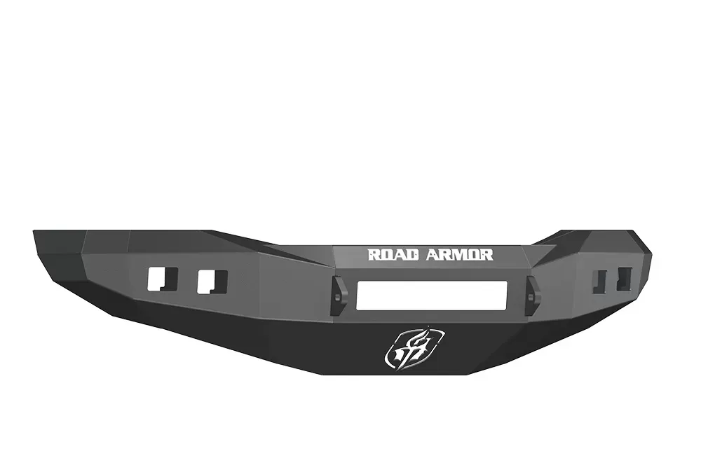 DODGE Front Non-Winch Bumper Square Light Ports 2500,3500,4500,5500 06-09 BLACK Road Armor Stealth Series - 406R0B-NW