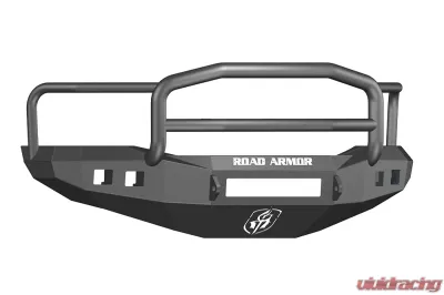 DODGE Front Non-Winch Bumper Square Light Ports 2500,3500,4500,5500 06-09 BLACK Lonestar Guard Road Armor Stealth Series - 406R5B-NW