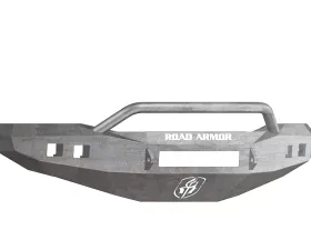 Road Armor Stealth Series Non-Winch Front Bumper for 2006-2008 Dodge Ram 1500, Raw Steel