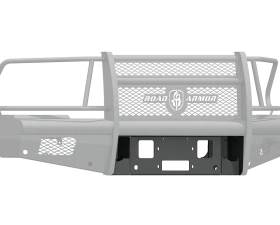 DODGE 2500,3500,4500,5500 RAM 10-17 Front Vaquero Winch Plate BLACK Road Armor