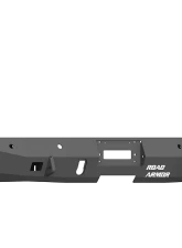 DODGE 2500,3500,4500,5500 RAM 10-17 Rear Stealth Winch Bumper with Sensor Holes for Dually BLACK Road Armor                                     - 412SDB - Image 2
