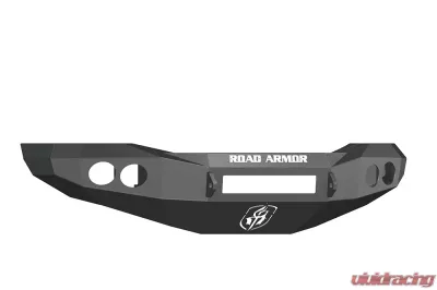 DODGE Front Non-Winch Bumper Round Light Ports 2500,3500,4500,5500 RAM 06-09 BLACK Road Armor Stealth Series - 44060B-NW