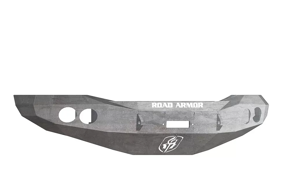 DODGE Front Winch Bumper Round Light Ports 2500,3500,4500,5500 RAM 06-09 RAW Road Armor Stealth Series - 44060Z
